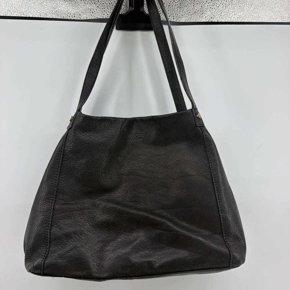 American Leather Co. Liberty Shopper In Black Shoulder Bag Purse Boho Indie